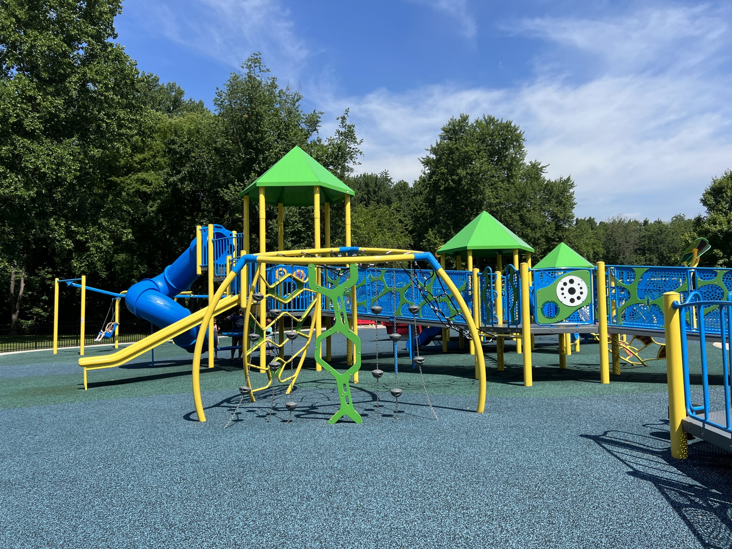 Shai Shacknai Memorial Park Playground in Wayne NJ CLIMBING wall WIDE