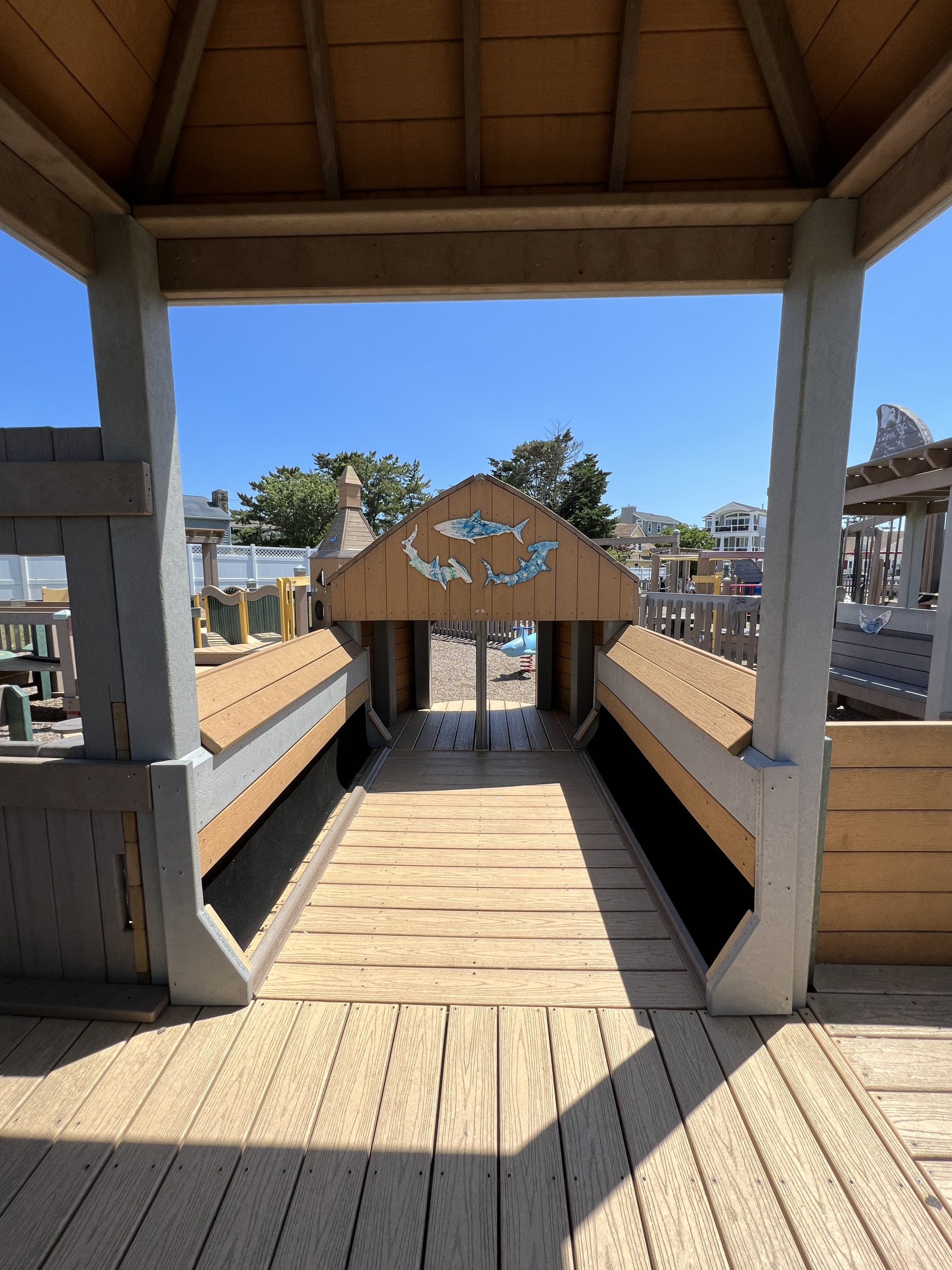 Shark Park Playground in Brigantine NJ boat deck 1