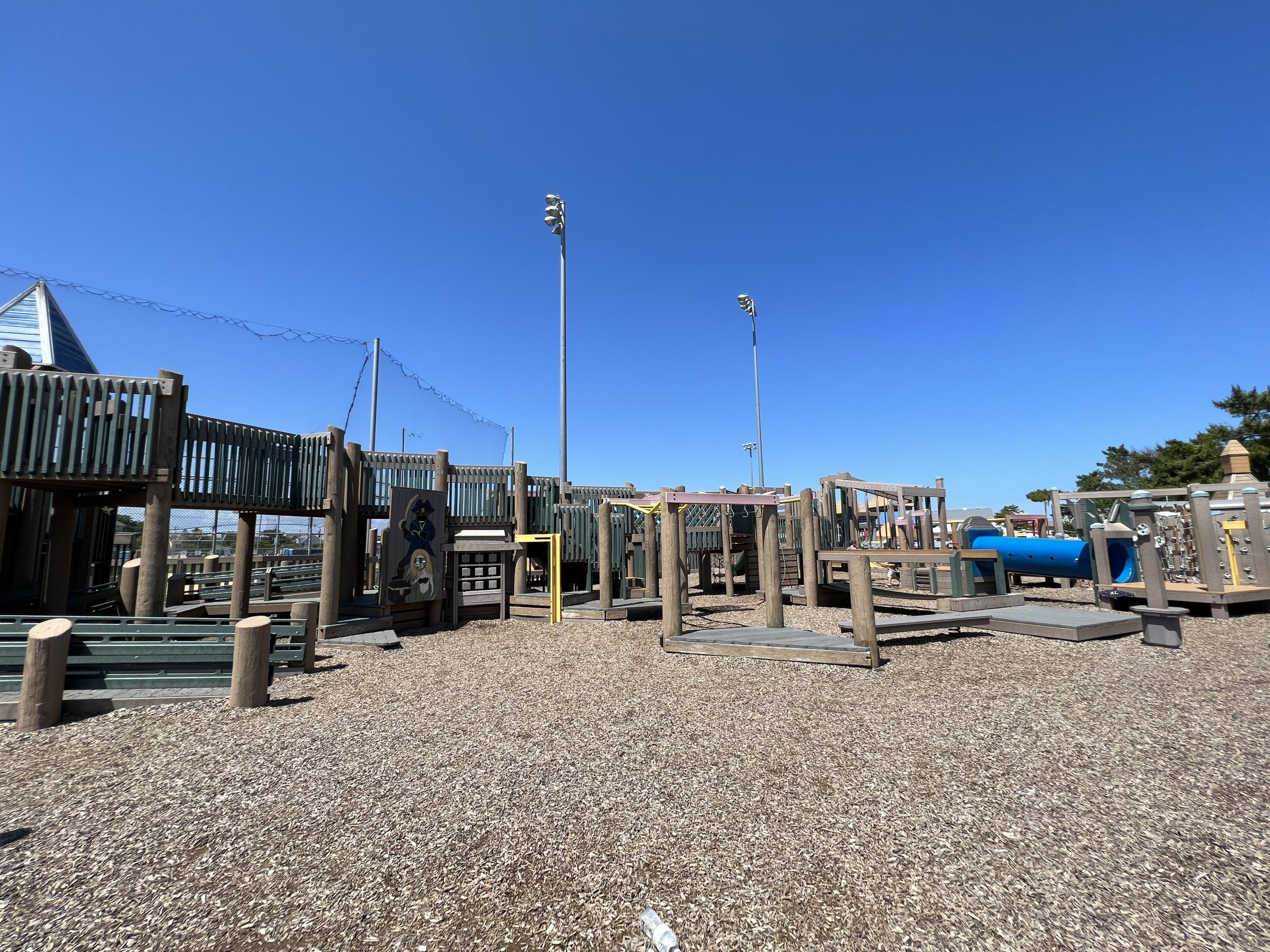 Shark Park Playground in Brigantine NJ horizontal image