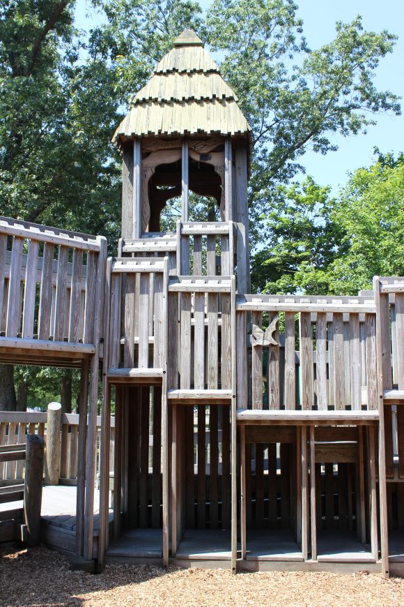 Towers and SHADE Jackson Jungle Play Park Playground in Jackson NJ