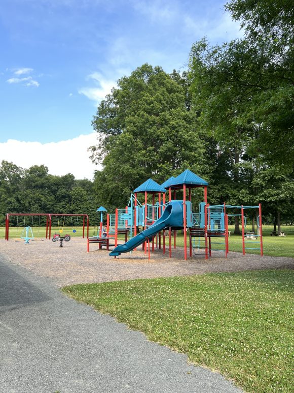 Vertical picture Kingwood Township Park Playground in Frenchtown NJ BEST