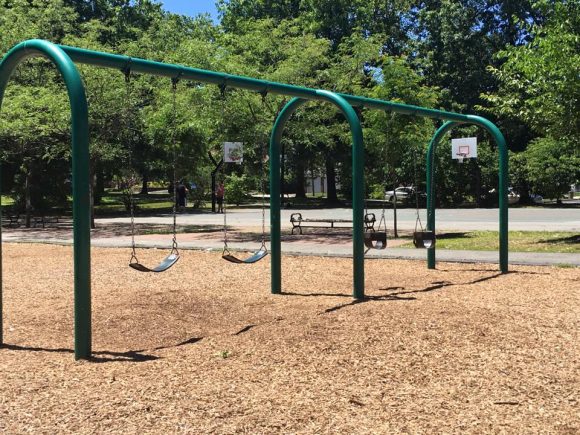 Weasel Brook Park Playground in Clifton NJ swings better