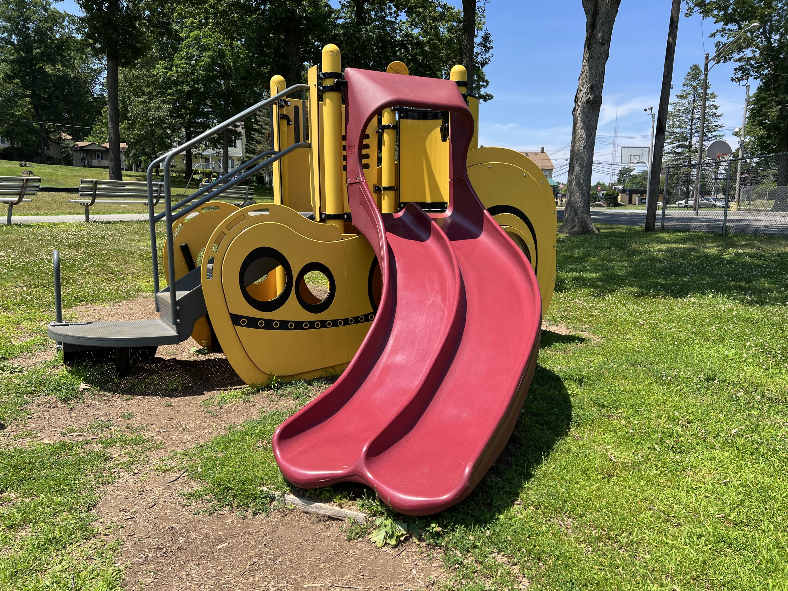 submarine front wide at Modick Park Playground in Hopatcong NJ