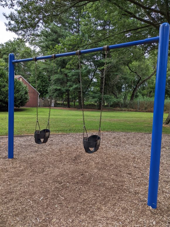 Baby SWINGS At Red Bank Battlefield Park Playground in National Park NJ
