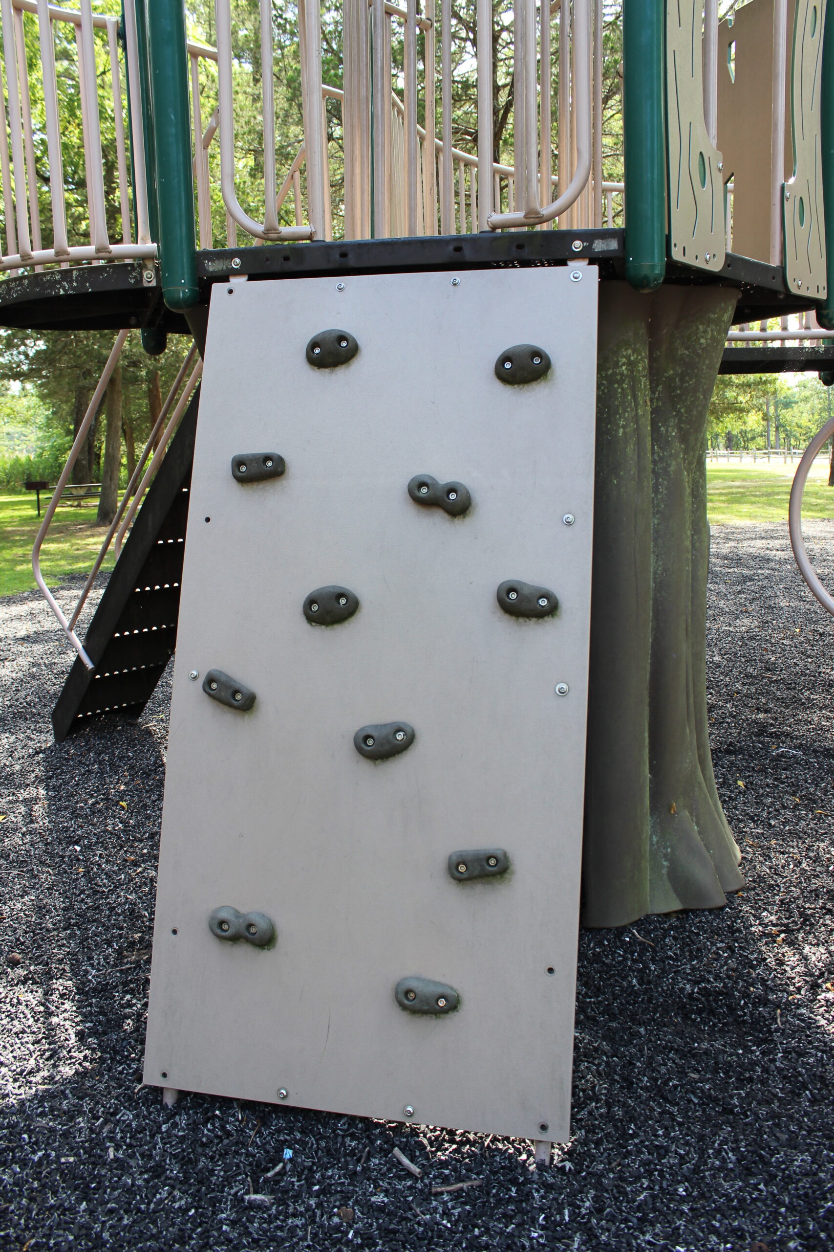 Back Estell Manor Park Playgrounds in Mays Landing NJ - Features - climbing wall