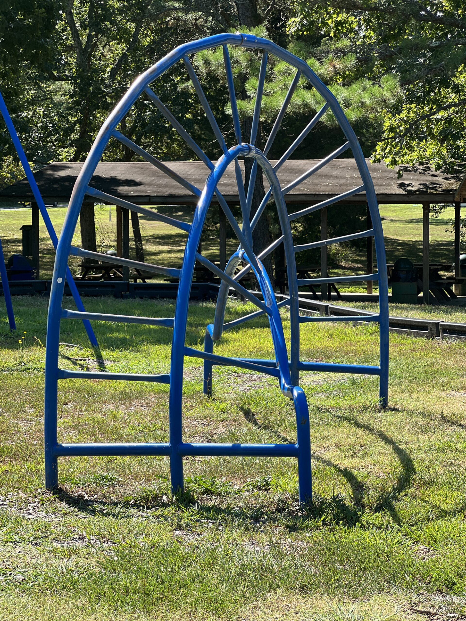 Deer Pen Park Playground in Pittsgrove Township NJ - Features - Climbing arch side BETTER TALL image