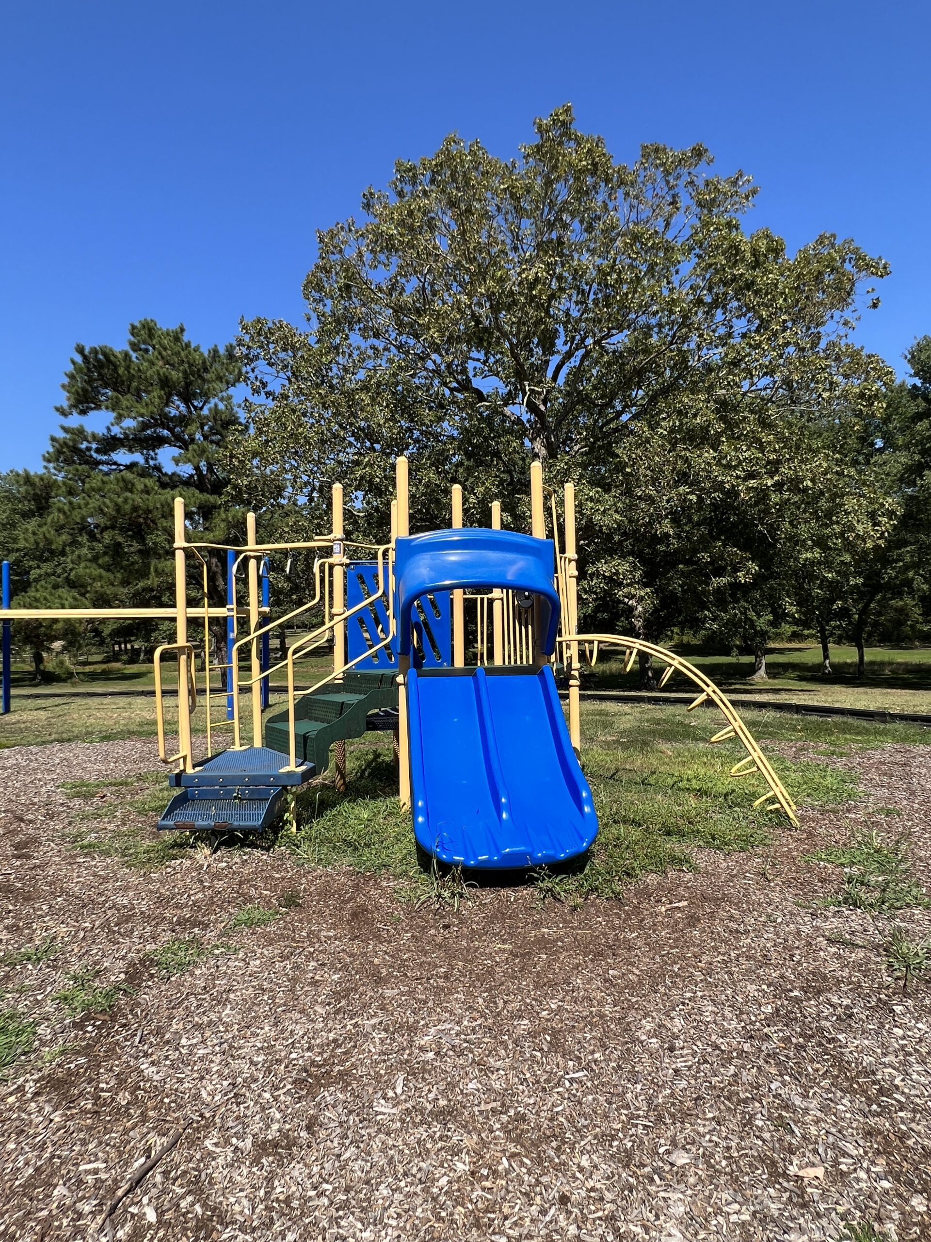 Deer Pen Park Playground in Pittsgrove Township NJ - SLIDE - side by side slide TALL image