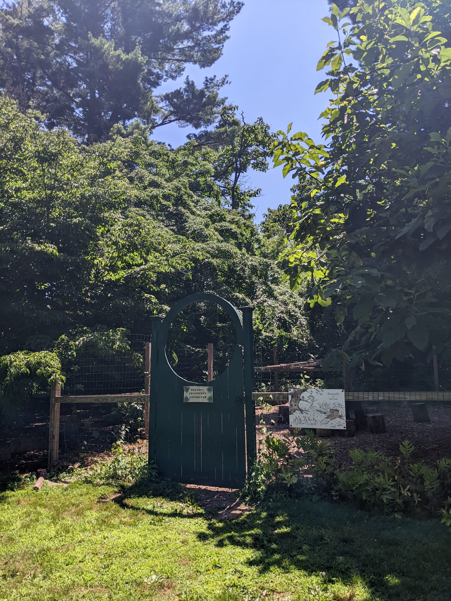 EXTRAS - Childrens Arboretum Entrance at Marquand Park in Princeton NJ
