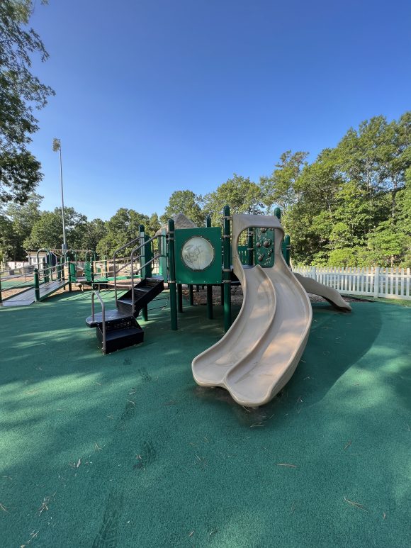 Field of Dreams Playground in Absecon NJ Side by side SLIDE tall