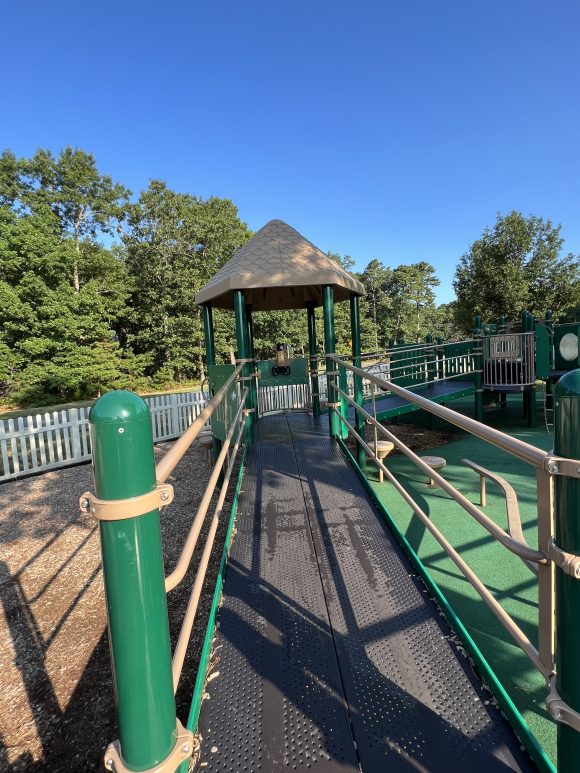 Field of Dreams Playground in Absecon NJ Wheelchair accessible pathway