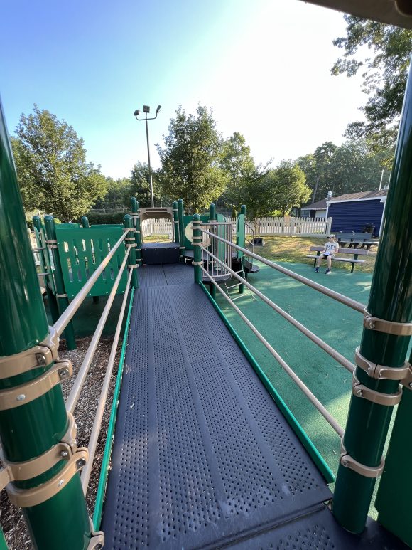 Field of Dreams Playground in Absecon NJ wheelchair accessible path 2