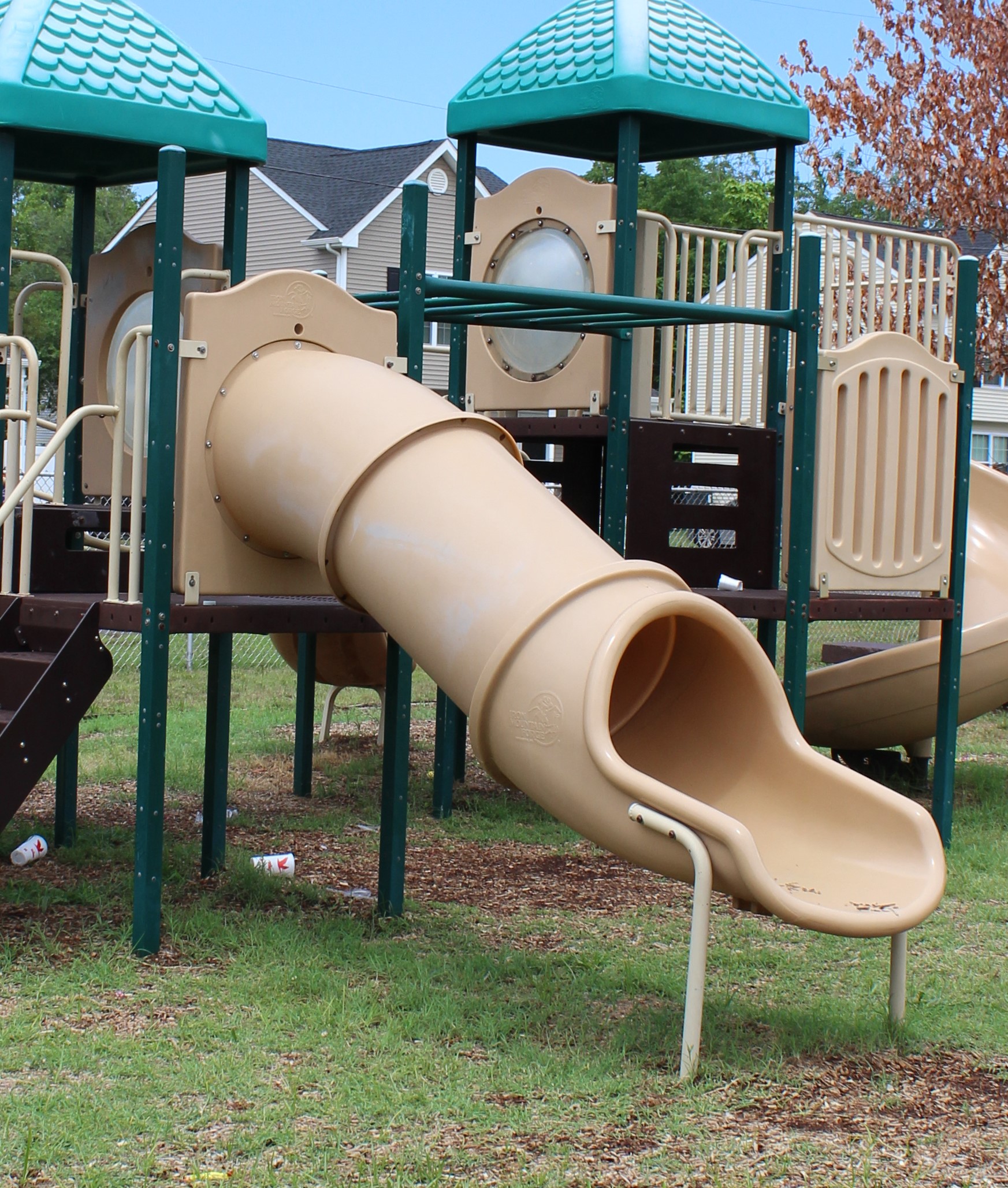 Friendship Park Playground in Millville NJ - SLIDE - tunnel slide