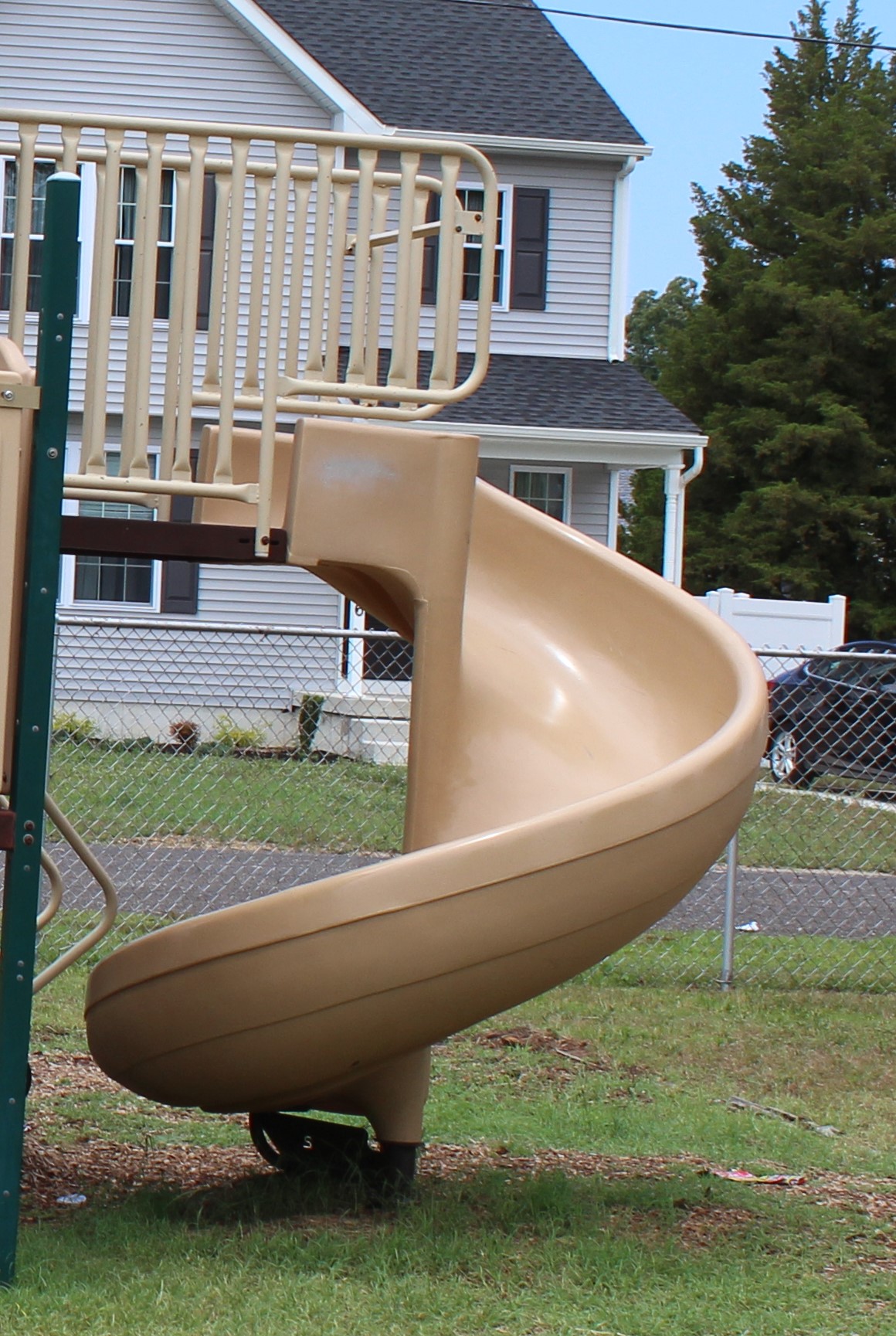 Friendship Park Playground in Millville NJ - SLIDE - twisting slide