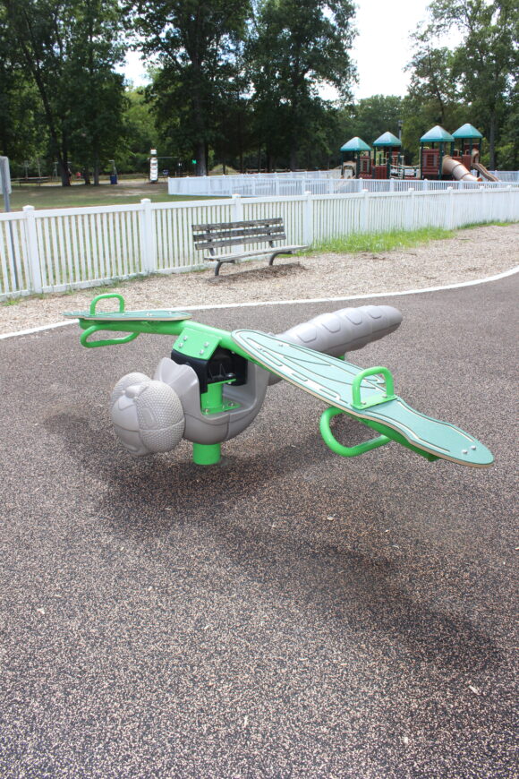 Front Estell Manor Park Playgrounds in Mays Landing NJ - Features - NEW dragonfly ride TALL image