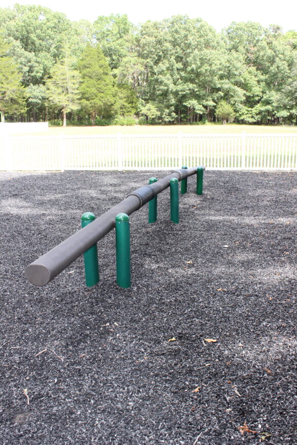 Front Estell Manor Park Playgrounds in Mays Landing NJ - Features - Wiggly balance beam TALL image