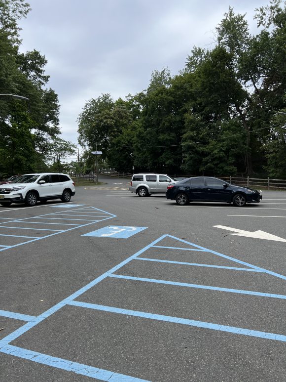 Goffle Brook Park in Hawthorne NJ Parking lot TALL image