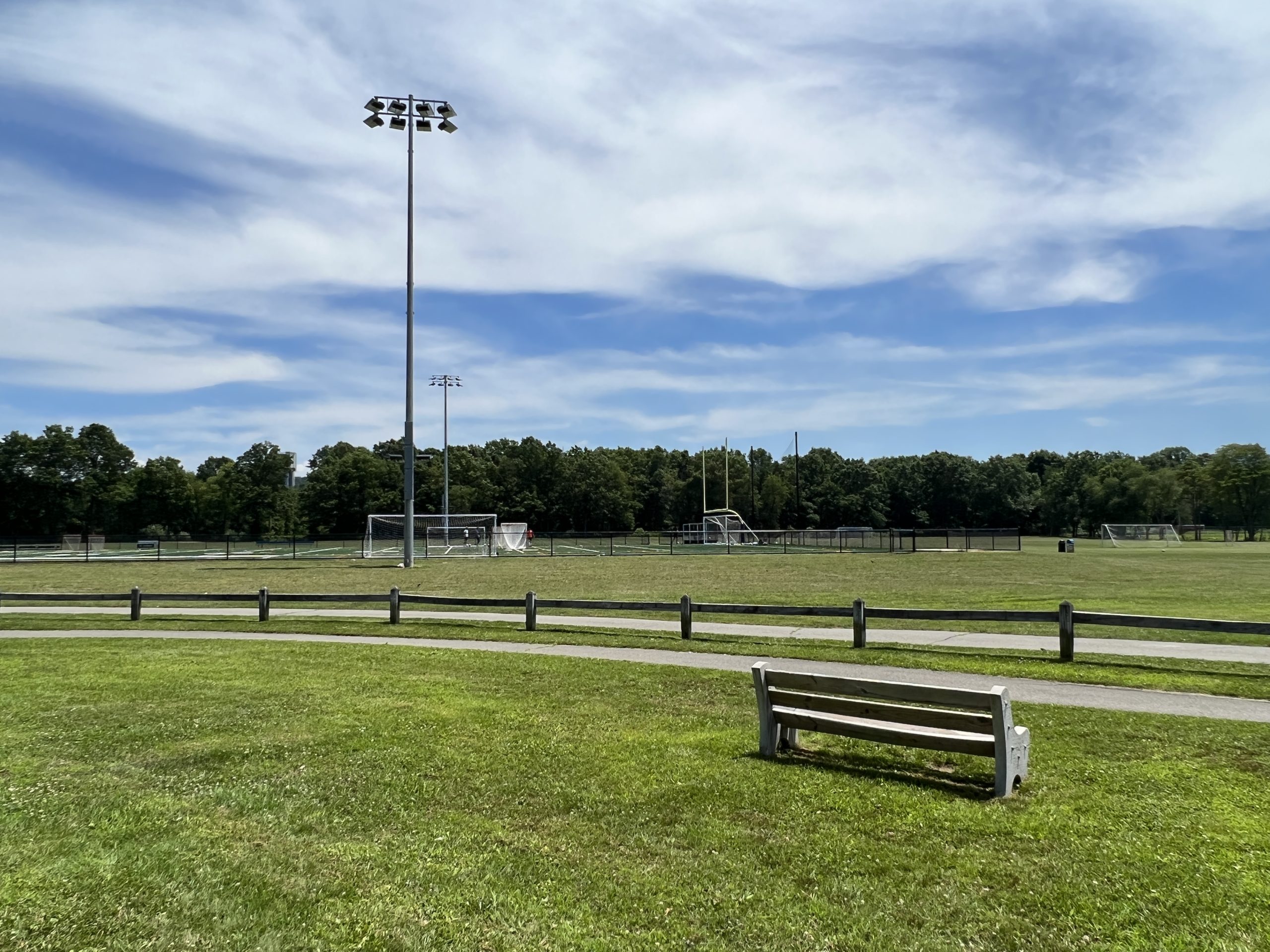 Horseshoe Lake Recreation Complex in Roxbury NJ - Extras - Walking path and soccer fields