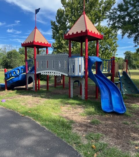 Knight Park Playground in Collingswood NJ - Features - Features - castle structure TALL Image