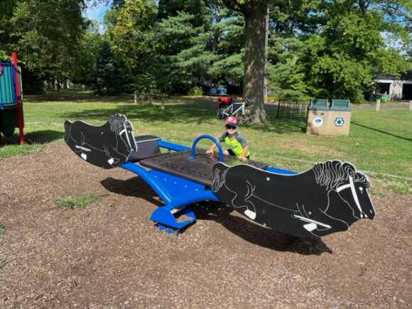 Knight Park Playground in Collingswood NJ - Features - see saw 2