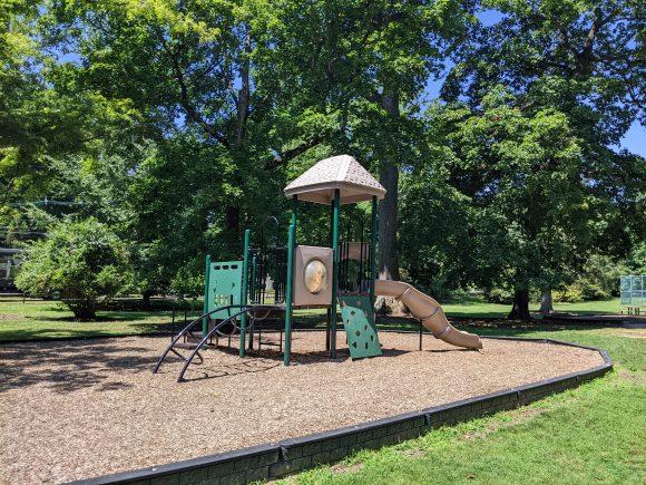 Marquand Park Playground in Princeton NJ Horizontal View - Playground