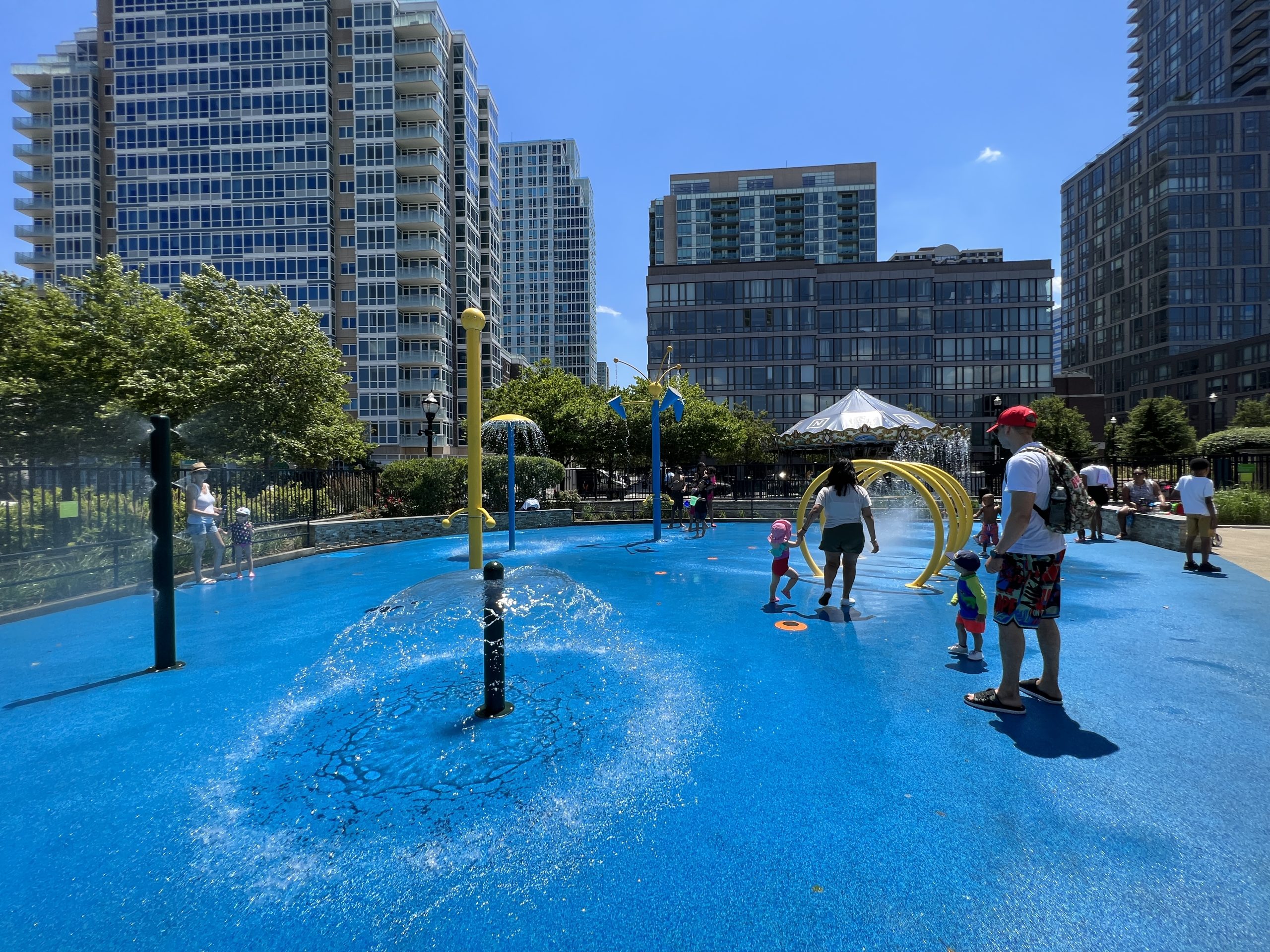 Newport Green Park Playground in Jersey City NJ - SPRAYGROUND - WIDE image