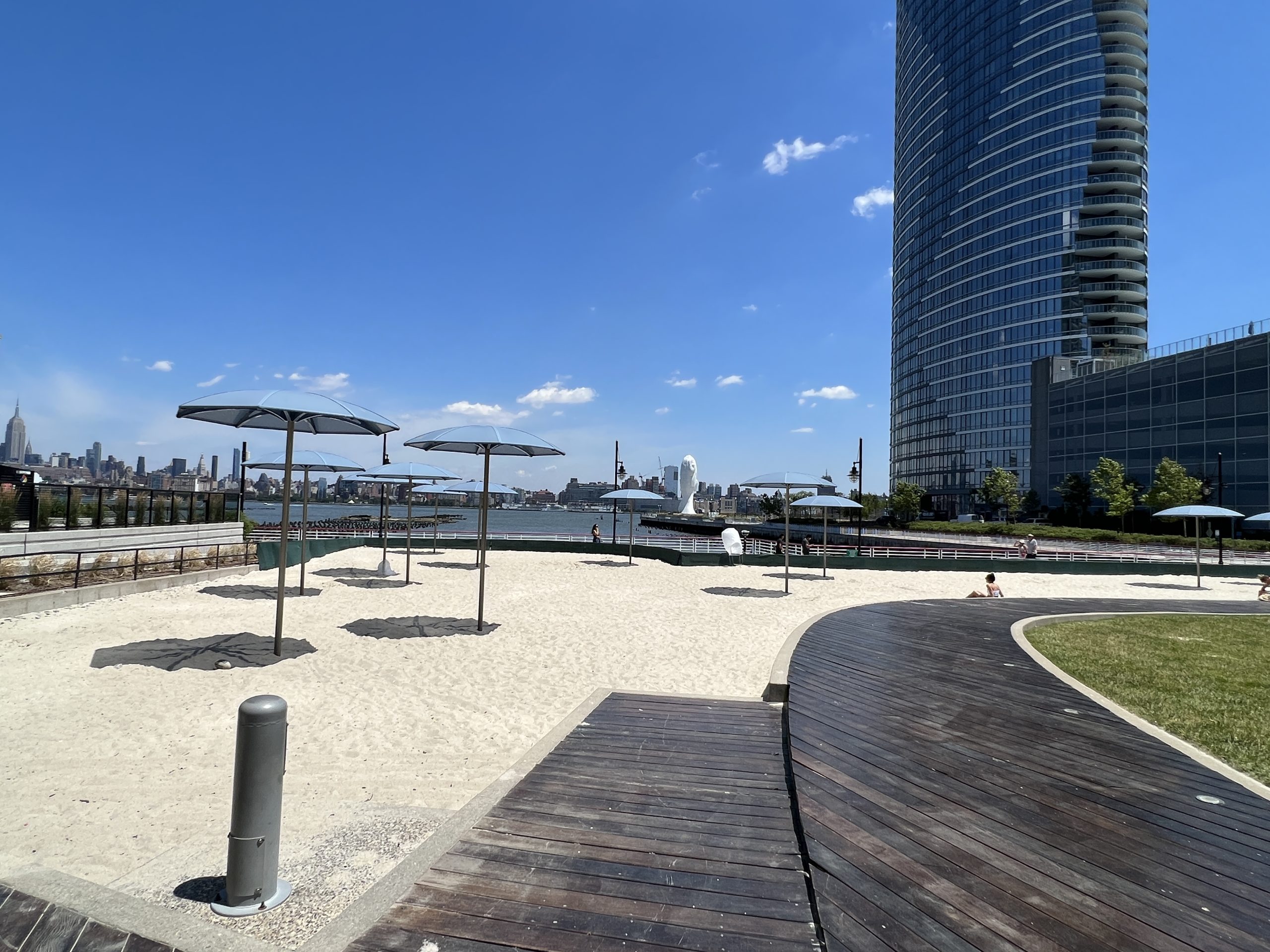 Newport Green Park in Jersey City NJ - Beach WIDE