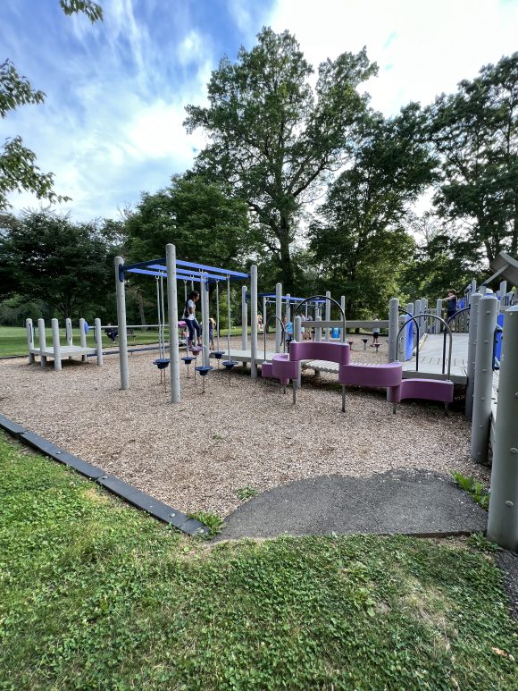 North Branch Park Playground in Bridgewater NJ - Features - climbing features TALL image