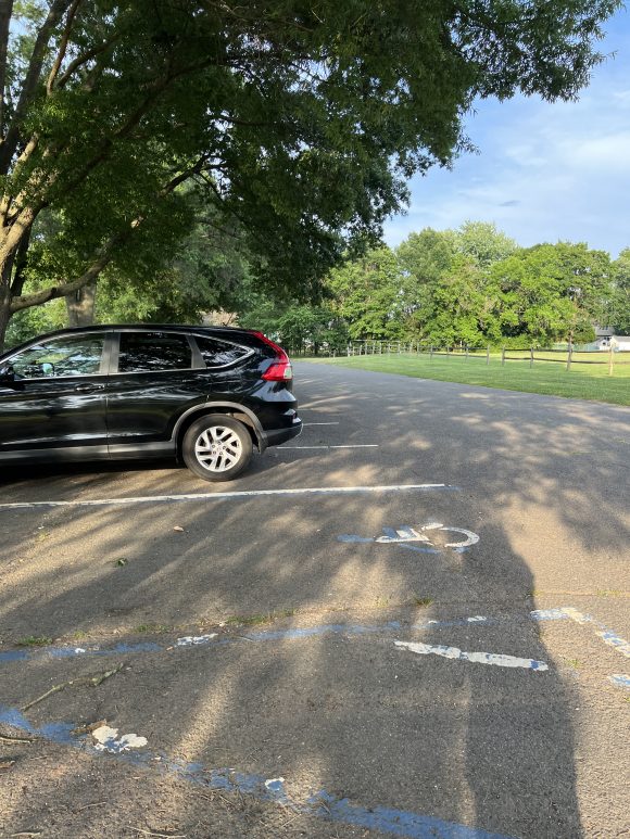 North Branch Park in Bridgewater NJ - Parking Lot