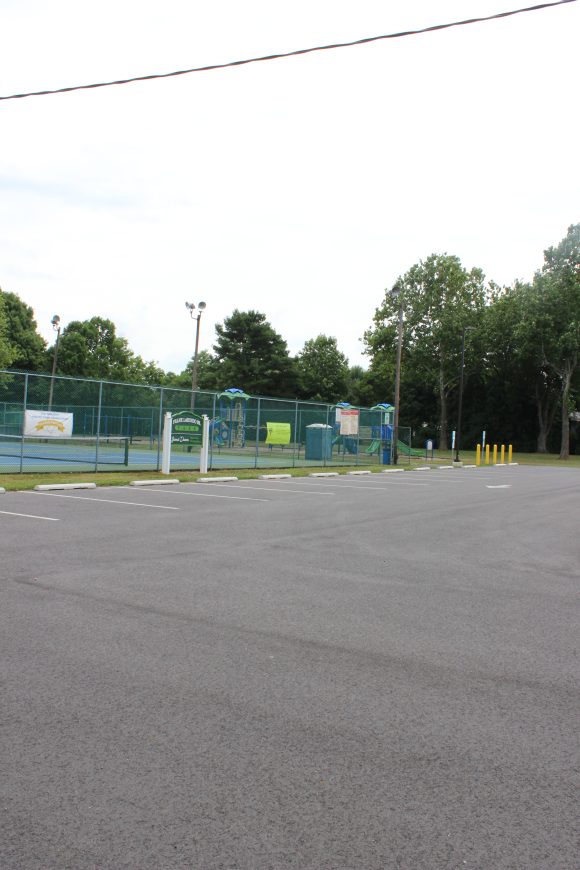 Parking Lot at Frank LoBiondo Sr. Park in Deerfield Township NJ