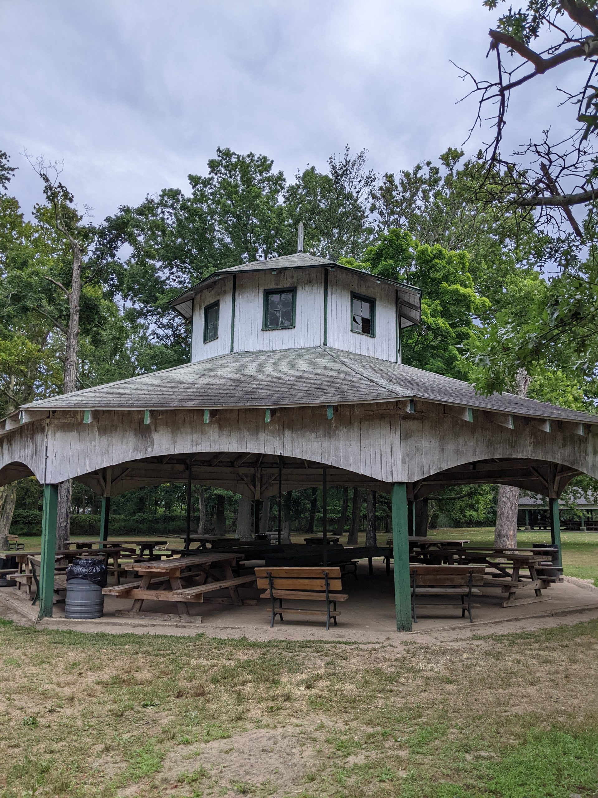 Soupy Island in Deptford NJ - Pavilion made from top of former carousel building