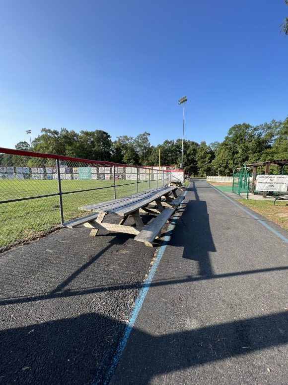 South Jersey Field of Dreams in Absecon NJ Picnic tables