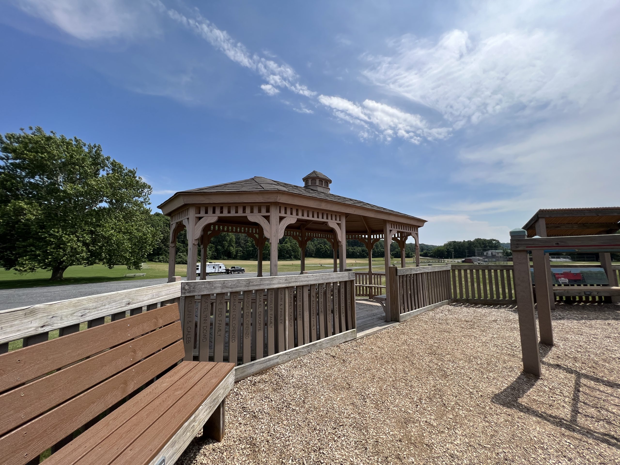 Sycamore Park in Blairstown NJ - Gazebo WIDE