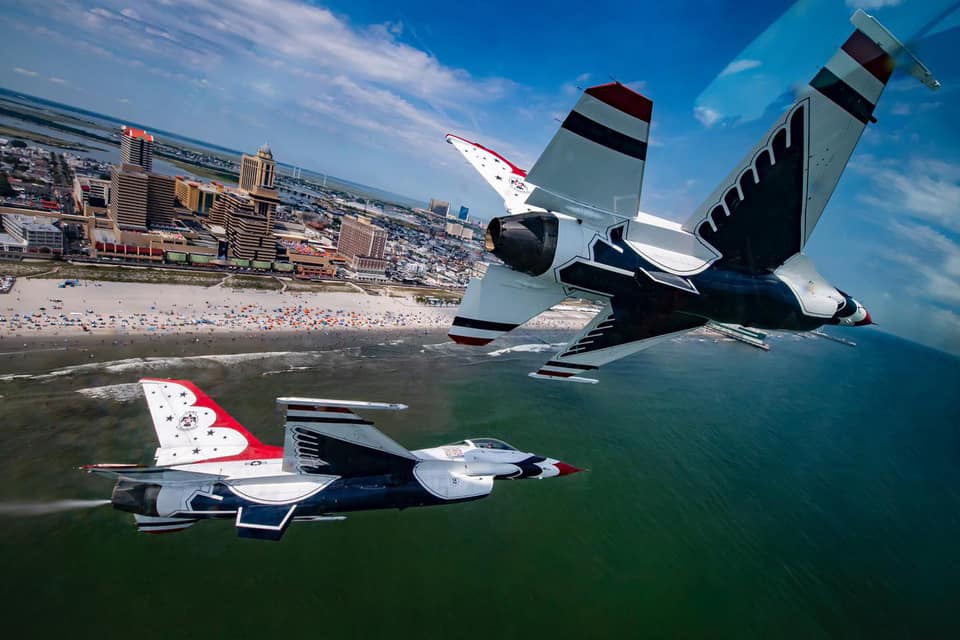 Thunderbirds At 2022 Meet AC Atlantic City Airshow