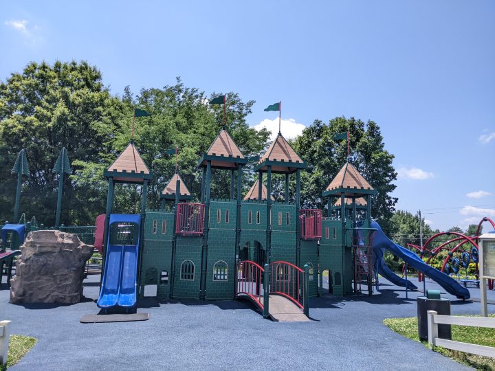 WIDE 5-12 Year Old Playground Front at Imagination Kingdom in Pemberton Township NJ