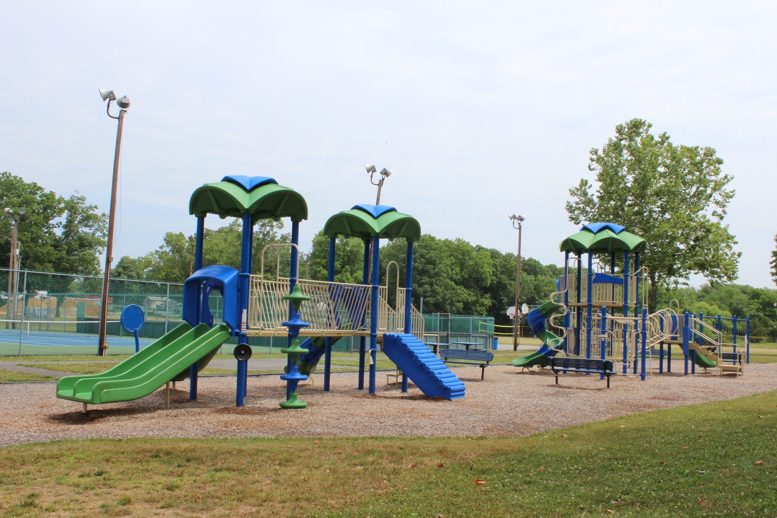 WIDE - Back View 1 at Frank LoBiondo Sr. Park Playground in Deerfield Township NJ