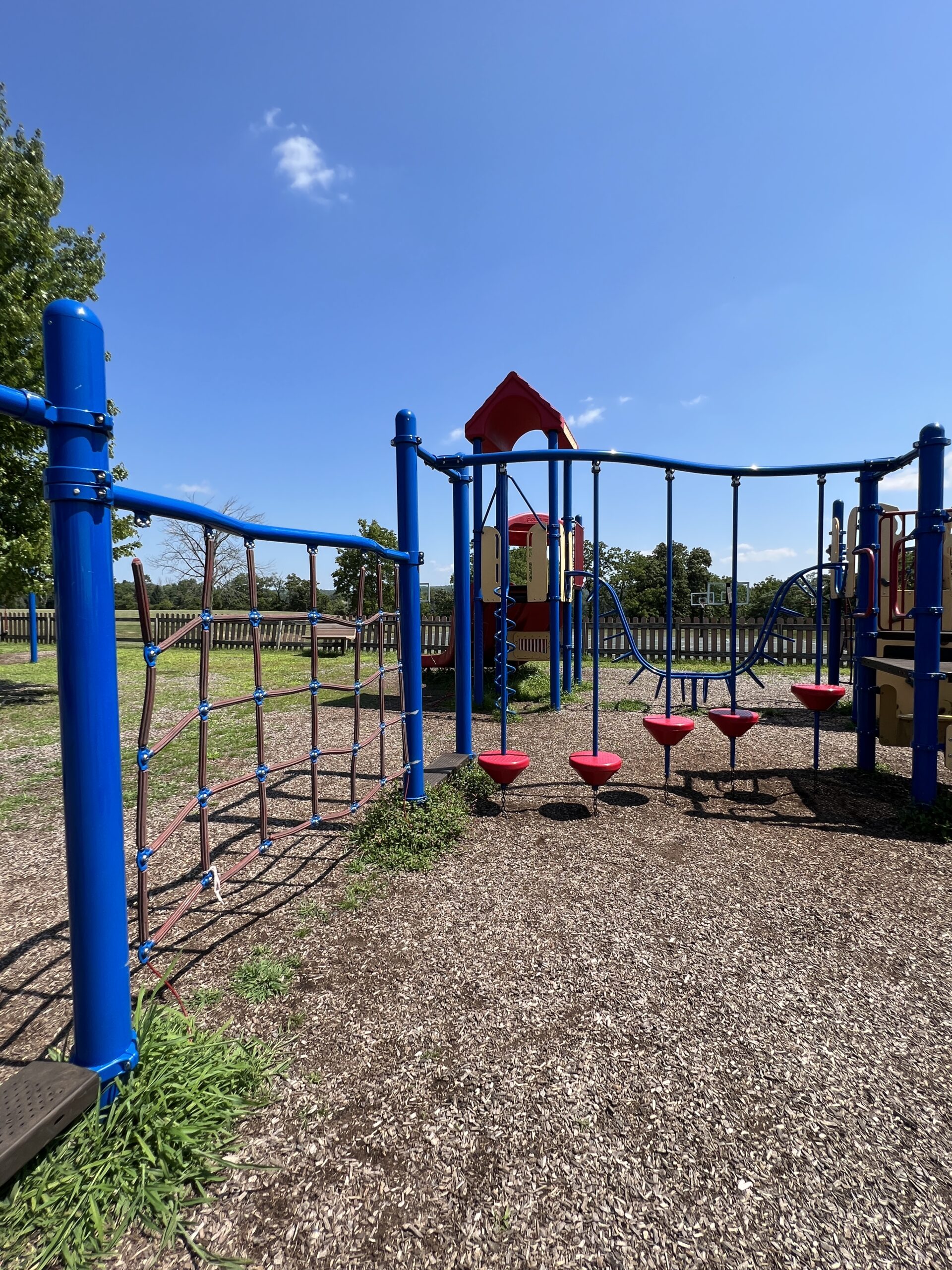 Alexandria Township Park Playground in Milford NJ - Features - climbing features