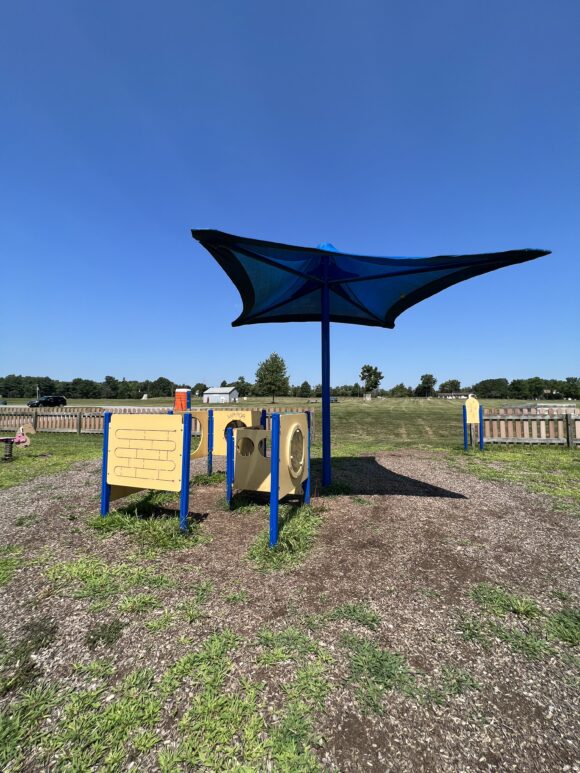 Alexandria Township Park Playground in Milford NJ - Features - sensory play maze TALL image