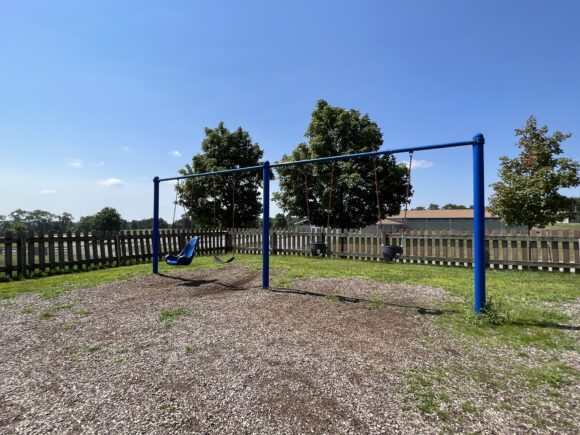Alexandria Township Park Playground in Milford NJ - SWINGS - traditional, baby, and accessible WIDE image