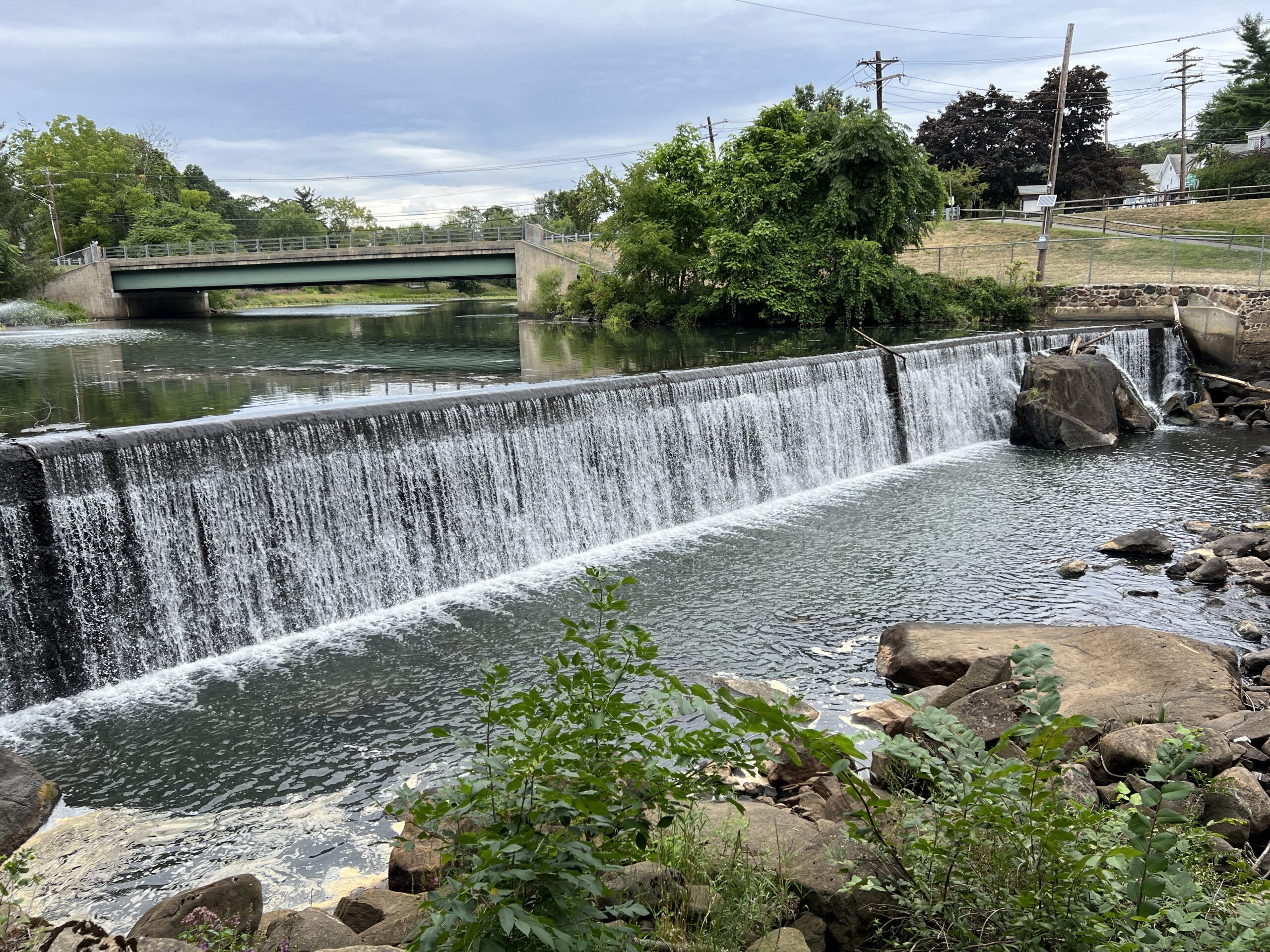 Boonton Falls in Boonton NJ - Start of Boonton Falls WIDE image JFF