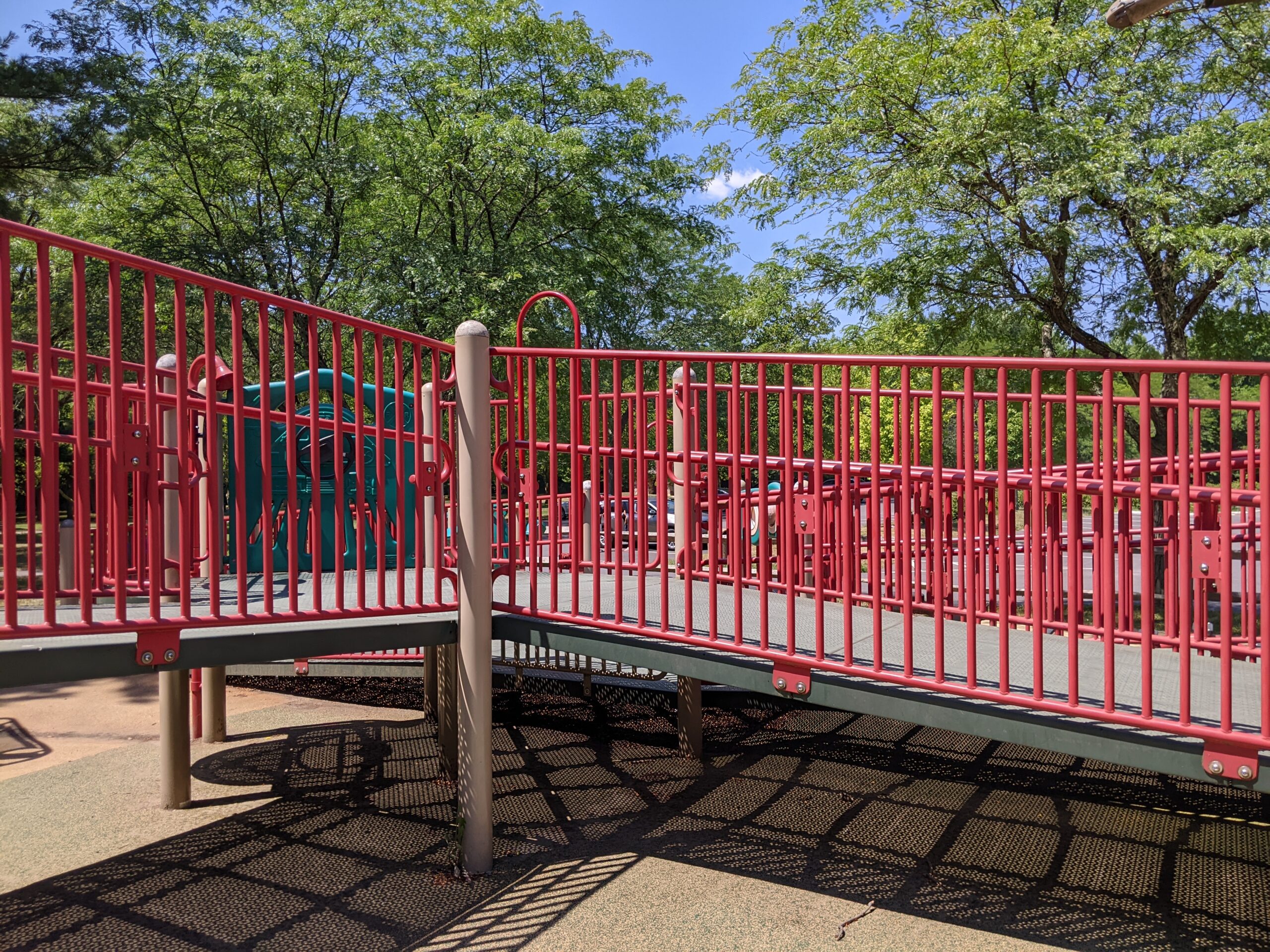Children's Park Playground at Veteran's Park in Hamilton Township NJ - Accessible - Ramps