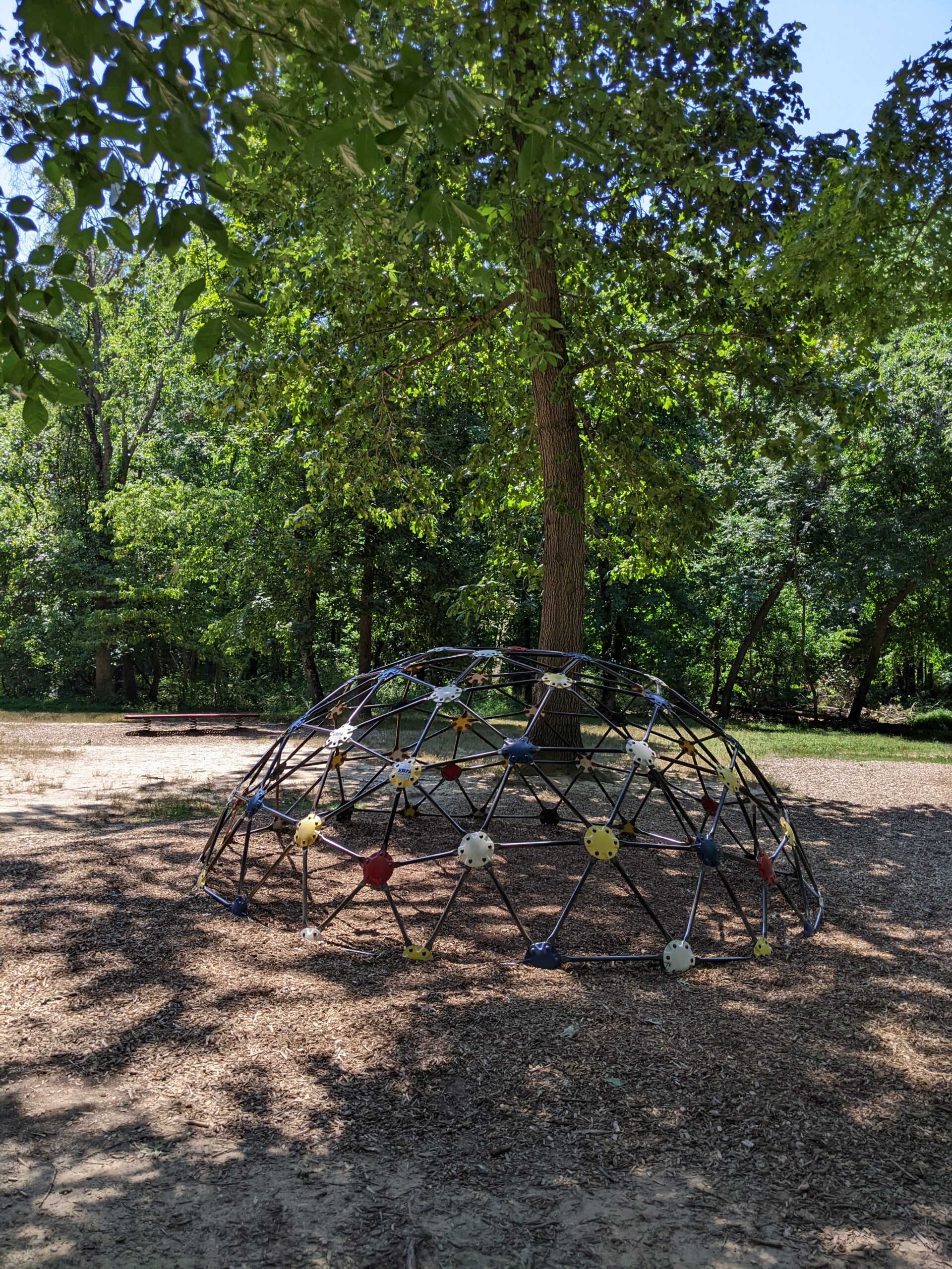 Children's Park Playground at Veteran's Park in Hamilton Township NJ - Special Features - Climbing Dome Structure TALL image