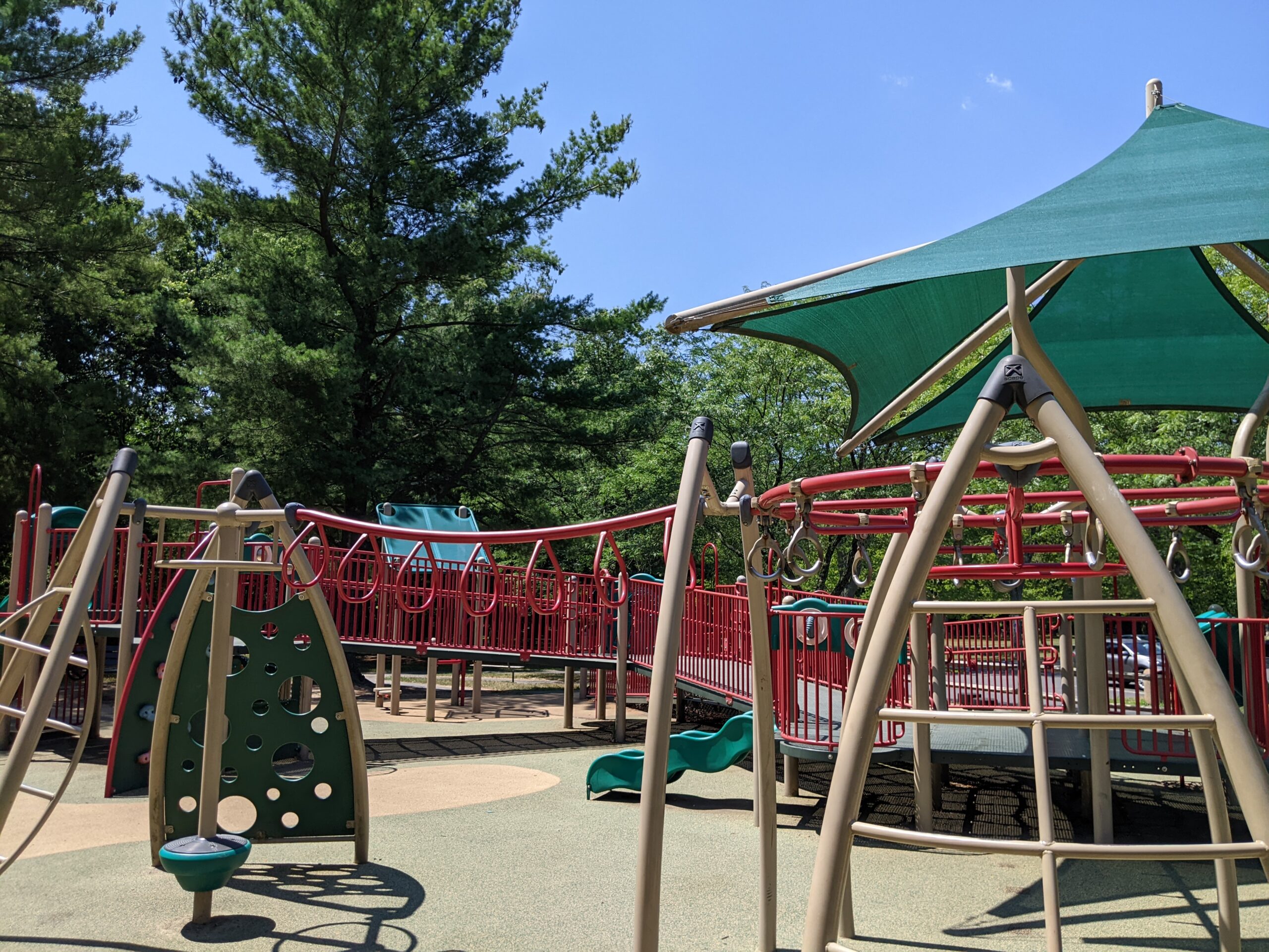 Children's Park Playground at Veteran's Park in Hamilton Township NJ - Special Features - Monkey Bars
