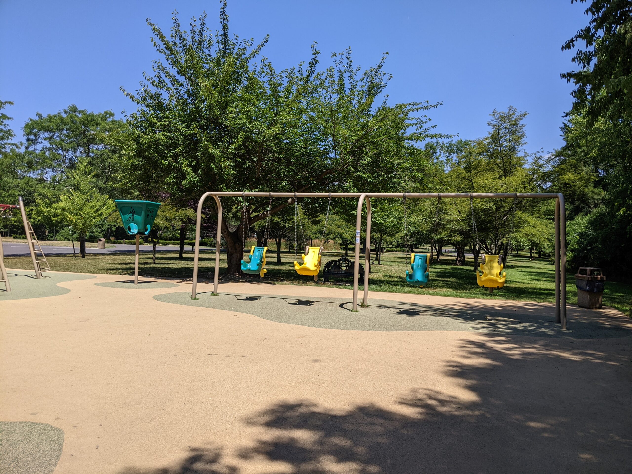 Children's Park Playground at Veteran's Park in Hamilton Township NJ - Swings - accessible swings
