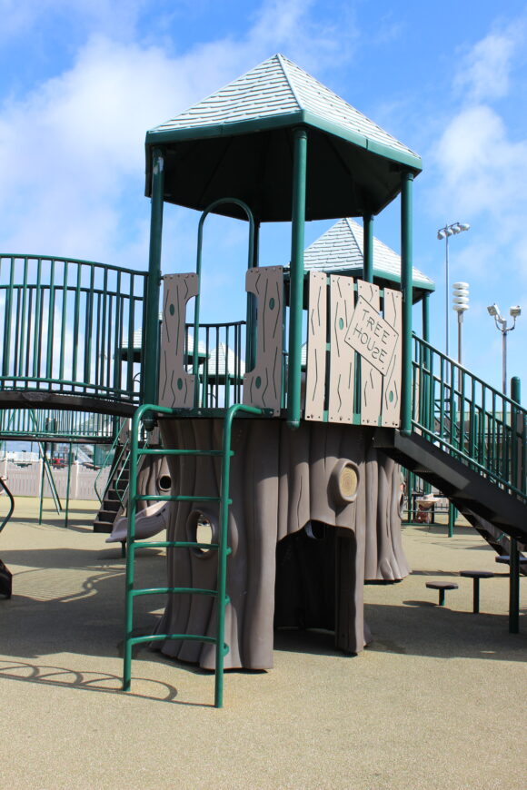 Dealy Field Playground in Sea Isle City NJ - SHADY. - treehouse TALL image