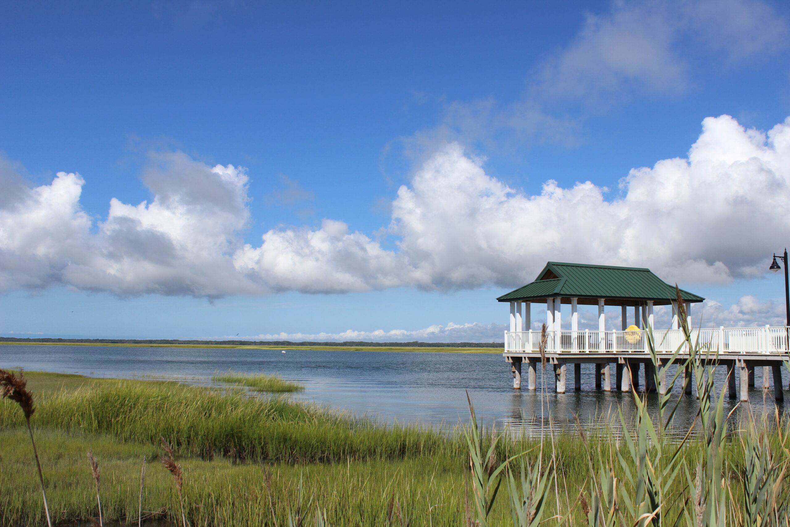 Dealy Field in Sea Isle City NJ - Extra - beautiful image of pier WIDE image