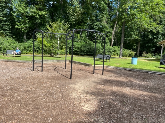 James G. Atkinson Memorial Park Playground in Sewell NJ - monkey bars