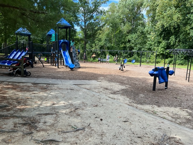 James G. Atkinson Memorial Park Playground in Sewell NJ - older kids playground