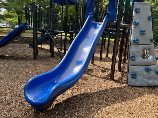 James G. Atkinson Memorial Park Playground in Sewell NJ - slides older kids