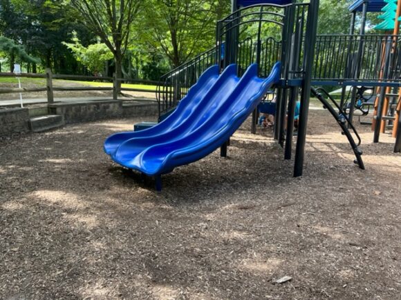 James G. Atkinson Memorial Park Playground in Sewell NJ - slides on older kids