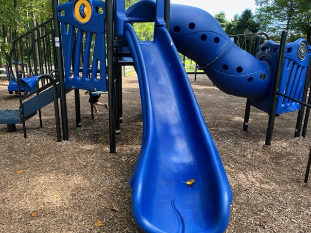 James G. Atkinson Memorial Park Playground in Sewell NJ - slides on younger kids 2